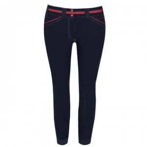 Ariat Team Heritage Elite Grip Knee Patch Breeches - Navy