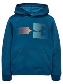 Urban Armor Gear Boys Rival Logo Hoodie Teal Teal Size 11 12 Years
