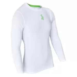 Kookaburra Compression Lite Long Sleeve Base Layer Top Mens - White