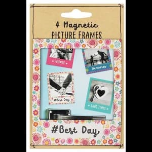 Set of 4 Fiesta Fun Magnetic Picture Frames