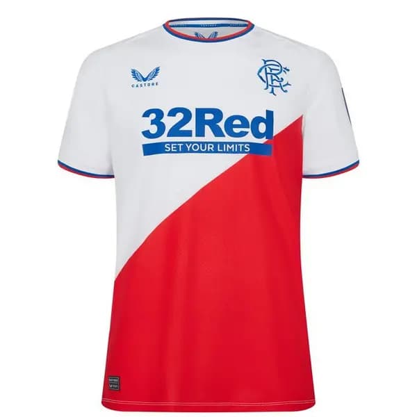Castore Rangers Authentic Away Shirt 2022 2023 Adults - White S