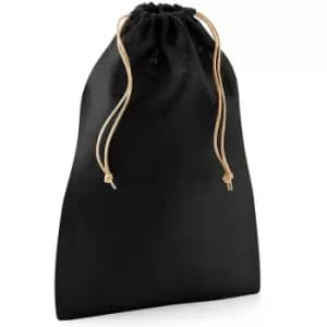 Westford Mill - Jute Stuff Bag (M) (Black/Natural)