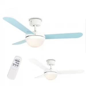 Taurus 42" Duck Egg Blue Ceiling Fan with Remote Control
