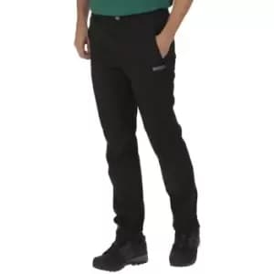 Regatta Mens Geo Softshell Water Repellant Wind Resistant Trousers 32S - Waist 32' (81cm), Inside Leg 30'