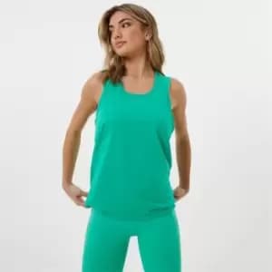 USA Pro Classic Racer Back Sports Tank - Green