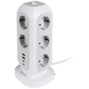 Verbatim 49547 Socket splitter White PG connector