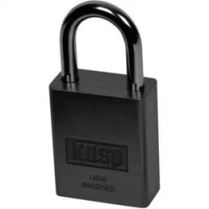 Kasp K14040BLAD Padlock 38mm keyed-different Black