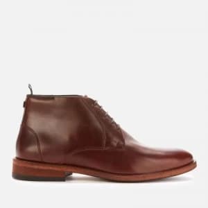 Barbour Mens Benwell Chukka Boots - Mahogany - UK 7