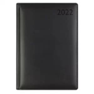 Letts Diary Verona A5 Week to View 2022 Black