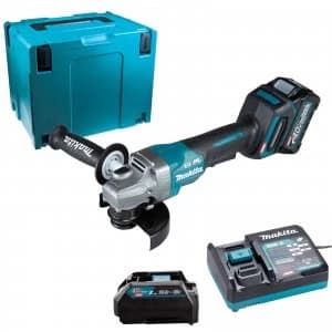Makita GA013G 40v Max XGT Cordless 125mm Angle Grinder 1 x 2.5ah Li-ion Charger Case