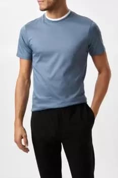 Premium Mercerised Tipped Cotton T-Shirt