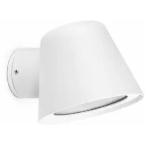 Gina 1-light white garden wall light