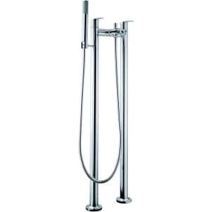 Wickes Versaille Floorstanding Bath Shower Mixer Tap - Chrome