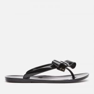 Ted Baker Womens Bejouw Flip Flops - Black - UK 3