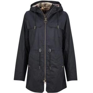 Barbour Womens Watson Wax Jacket Royal Navy/Dress 10