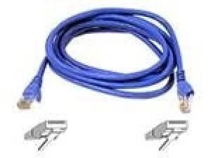 Belkin High Performance - Patch cable - RJ-45 (M) - RJ-45 (M) - 2m - UTP - ( CAT 6 ) - blue