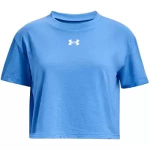 Under Armour Crop Sportstyle Logo Ss - Blue