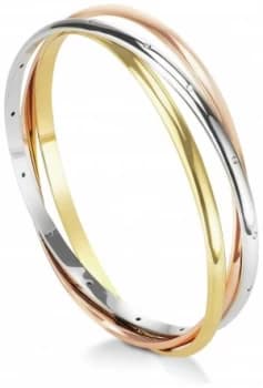 Buckley London 3 Tone Russion Trio Bangle