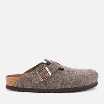 Birkenstock Womens Boston Slim Fit Felt Mules - Cacao - UK 5.5