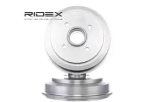 RIDEX Brake Drum Rear Axle 123B0060 Rear Brakes,Drum Brake FORD,MAZDA,Fiesta Mk5 Schragheck (JH1, JD1, JH3, JD3),FUSION (JU_)