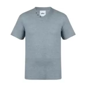Soviet V Neck T Shirt Mens - Grey