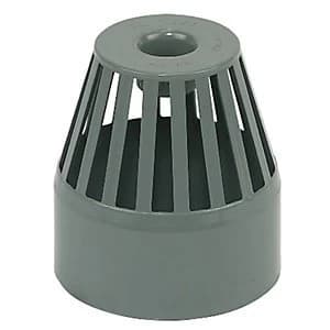 FloPlast SP302G Soil Pipe Vent Terminal - Grey 110mm