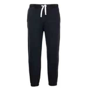 Soviet Garment Dye Jogging Pants Mens - Black