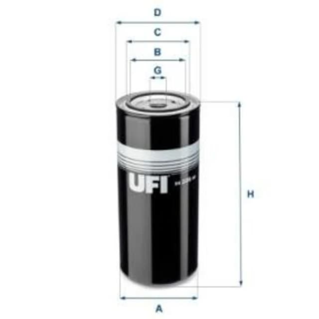 UFI 24.336.00 Fuel Filter Filter Insert VOLVO: FL Fuel filter (9)