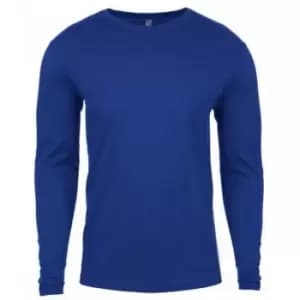 Next Level Mens Long-Sleeved T-Shirt (L) (Royal Blue)