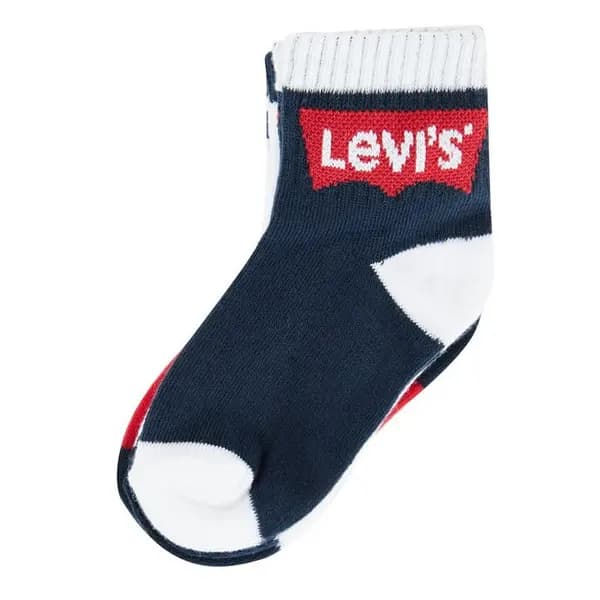 Levis Levis 3 Pack of quarter Crew Socks Juniors - Blue C0 - C2