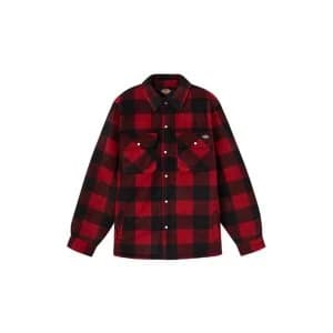 Dickies Portland Red Shirt Large Red & Black