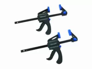 Silverline 250108 Mini Clamps 2pk 100mm