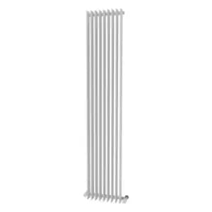 Ximax Atlantic Satin White Vertical Designer Radiator, (W)340mm X (H)1800mm