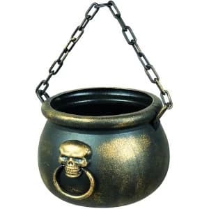 Skull Deluxe Scary Witch Cauldron
