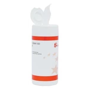 5 Star Office Telephone Wipes Tub of 100 Sheets