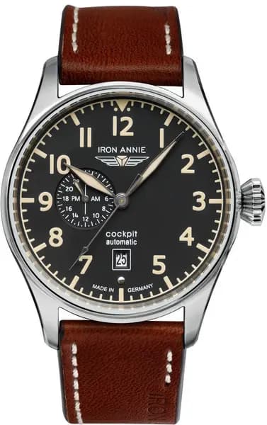 Iron Annie Watch Cockpit Mens - Black IRN-199