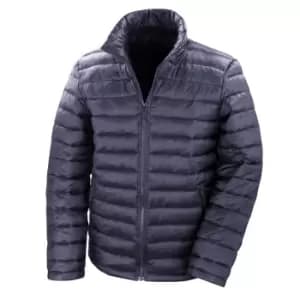 Result Mens Ice Bird Padded Winter Jacket (Water Repellent & Windproof) (XL) (Navy Blue)