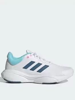 adidas Response, White/Blue, Size 6, Women
