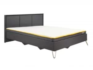 Birlea Arlo 4ft Small Double Charcoal Wooden Bed Frame