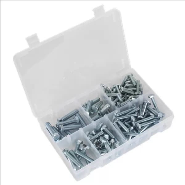 Genuine SEALEY AB047UNF Setscrew Assortment 144pc 1/4-3/8UNF BS 1768