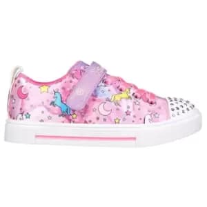 Skechers Twinkle Sparks Unicorn Dreams Childs Trainers - Pink