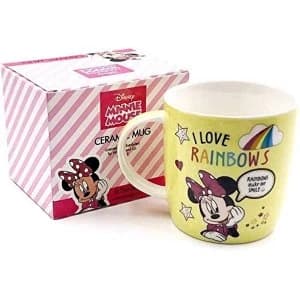 Disney Minnie Mouse Yellow Rainbow Mug