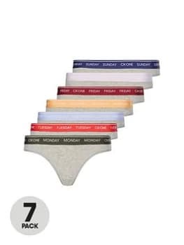Calvin Klein 7 Days A Week Multipack Knicker - Grey Size M Women