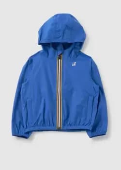 K-Way Kids Le Vrai 3.0 Claude Packable Waterproof Jacket In Blue Royal Marine