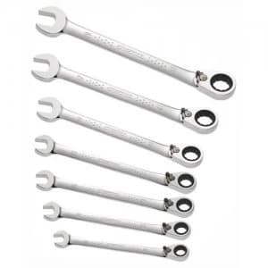 Expert by Facom 7 Piece Ratchet Combination Spanner Set