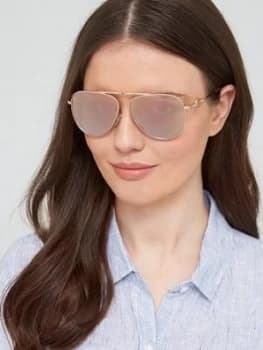 Michael Kors Aviator Sunglasses - Rose Gold