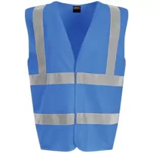 PRO RTX High Visibility Unisex Waistcoat (4XL) (Royal Blue)
