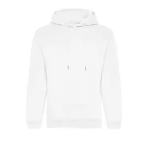 Awdis Mens Organic Hoodie (L) (Arctic White)