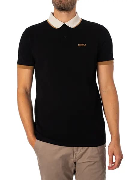 Barbour International Howall Polo Shirt Black M