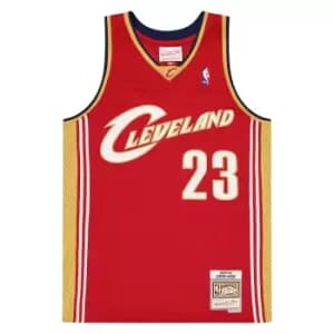 Mitchell And Ness Nba Swingman Jersey Cleveland Cavaliers 03 - Lebron James, Red Cavaliers, Male, Basketball Jerseys, SMJYGS18155-CCADKRD03LJA